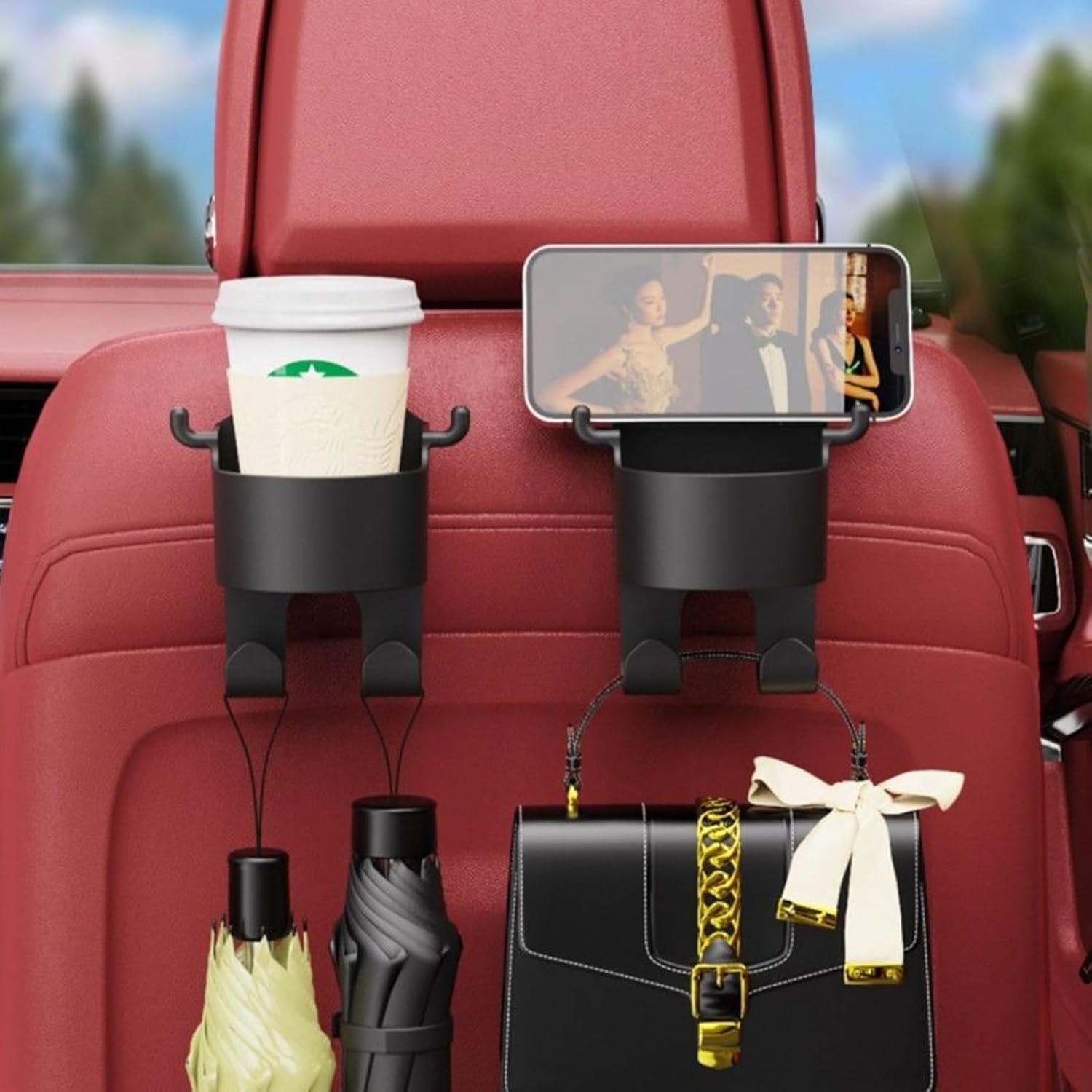 NOVO Car Seat Hook installation