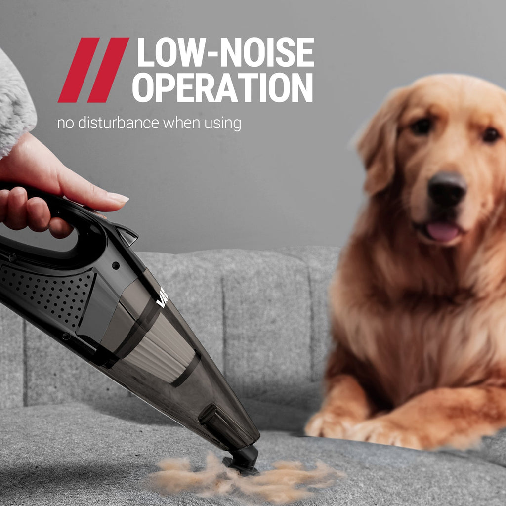 NOVO Cordless Mini Vacuum in use