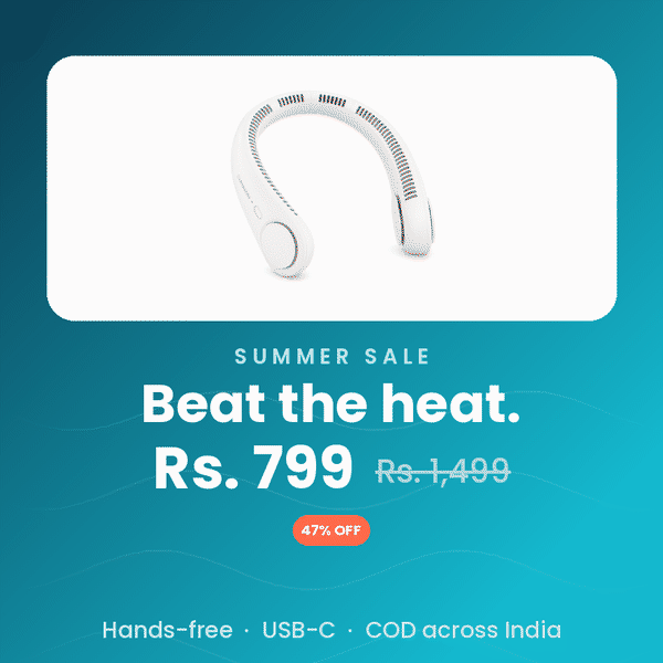 Glamozona neck fan summer offer, Rs 799 from Rs 1499